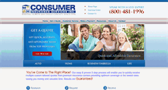 Desktop Screenshot of consumerinsuranceservicesinc.com