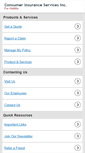 Mobile Screenshot of consumerinsuranceservicesinc.com